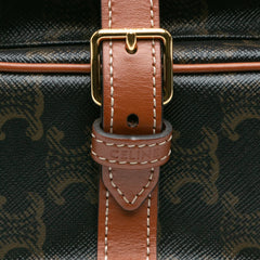Medium Triomphe Coated Canvas Folco Crossbody