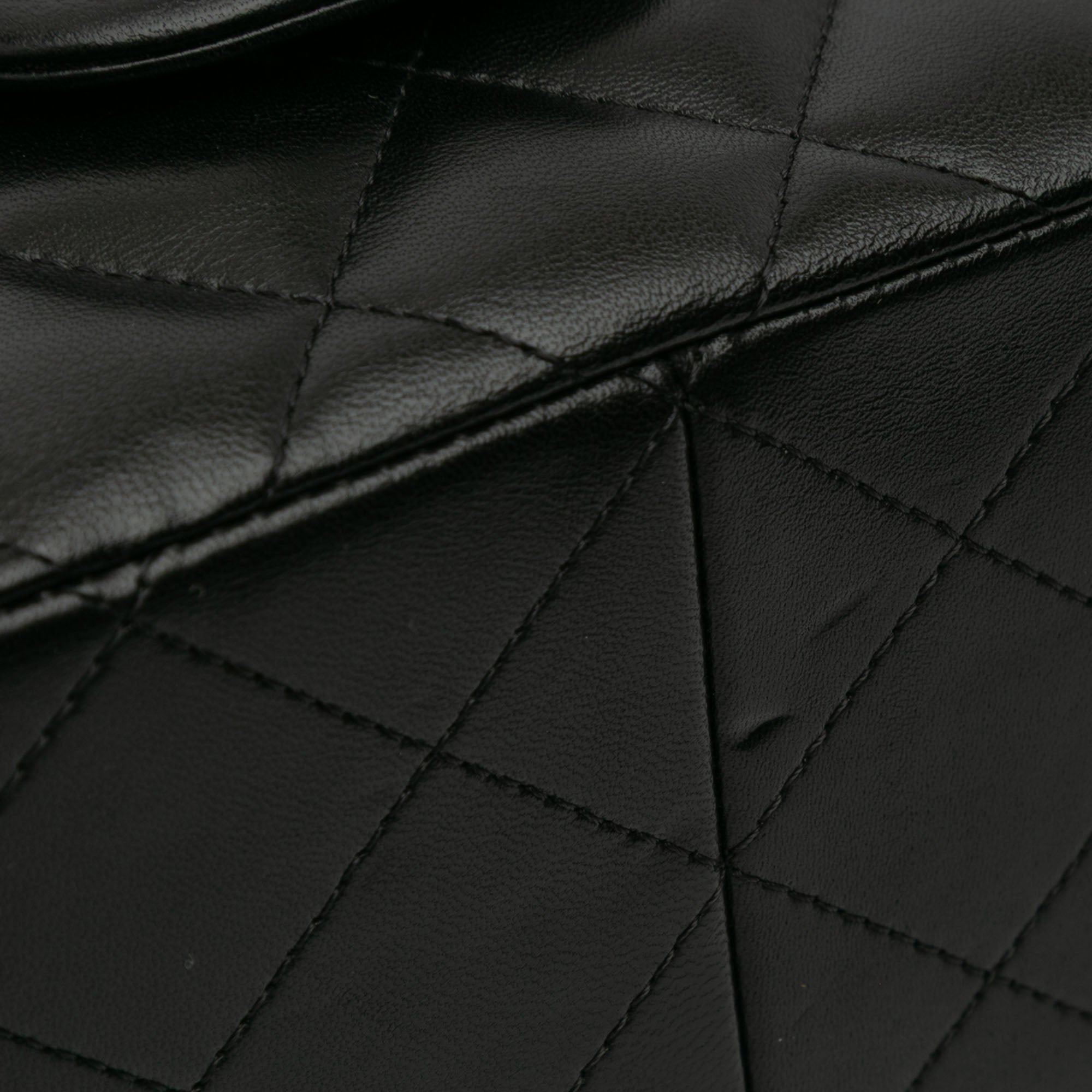 Jumbo Classic Lambskin Double Flap