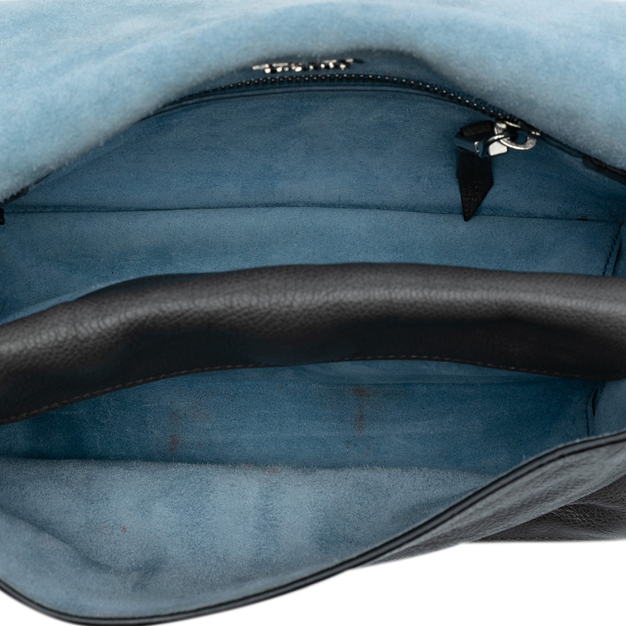 Glace Calfskin Studded Etiquette Flap