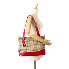 Haymarket Check Canvas Tote