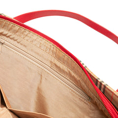 Haymarket Check Canvas Tote