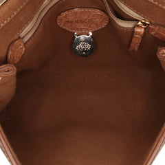 Small Croc Embossed Calfskin Lily Crossbody