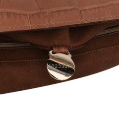 Small Croc Embossed Calfskin Lily Crossbody
