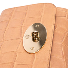 Small Croc Embossed Calfskin Lily Crossbody