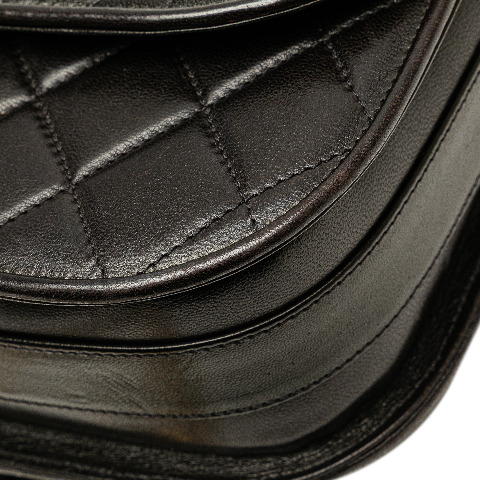 CC Quilted Lambskin Chain Flap