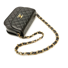 CC Quilted Lambskin Chain Flap