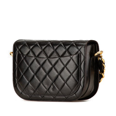 CC Quilted Lambskin Chain Flap