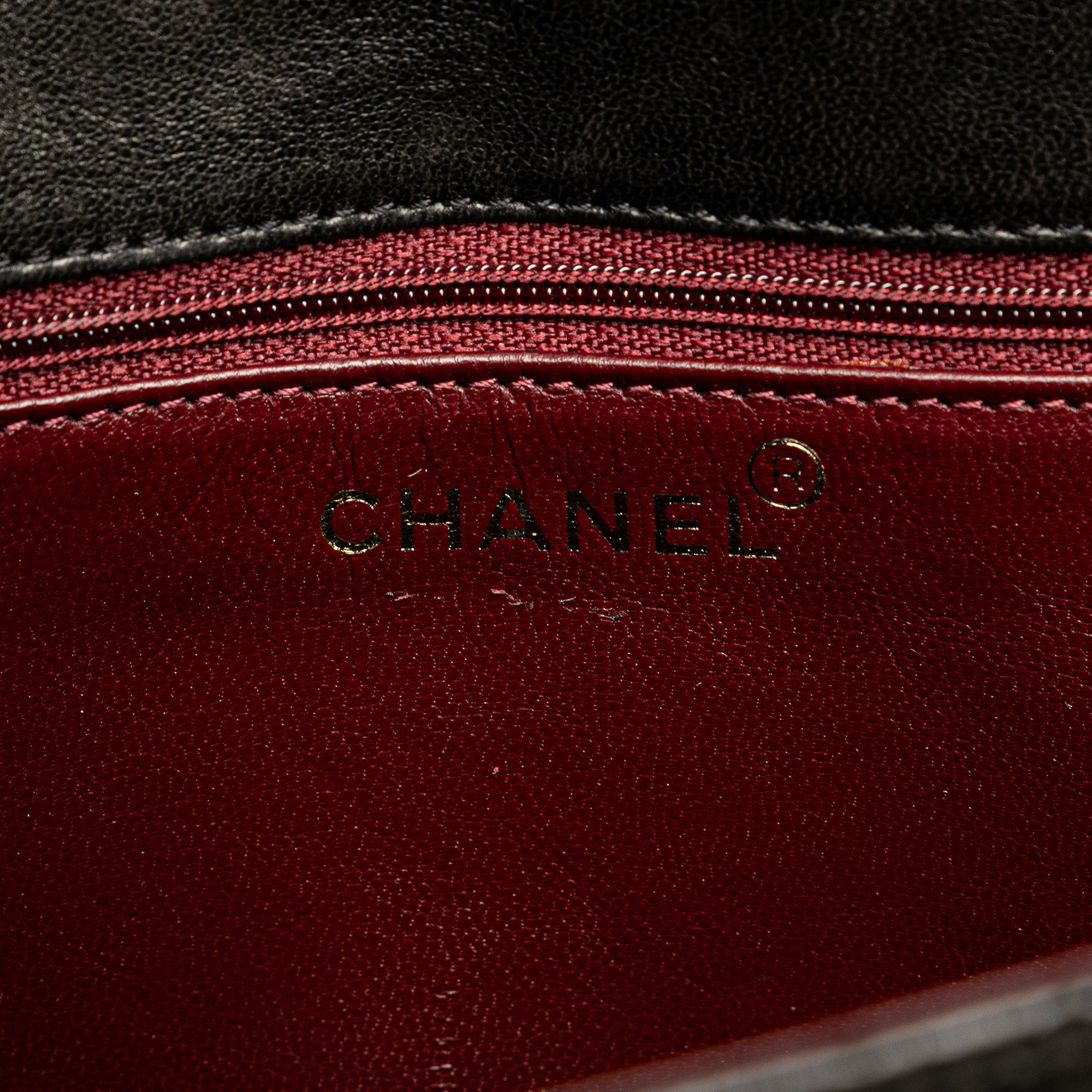 CC Quilted Lambskin Chain Flap