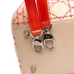 Medium Lambskin Cannage Stitched Lady Dior