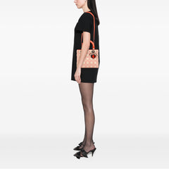 Medium Lambskin Cannage Stitched Lady Dior