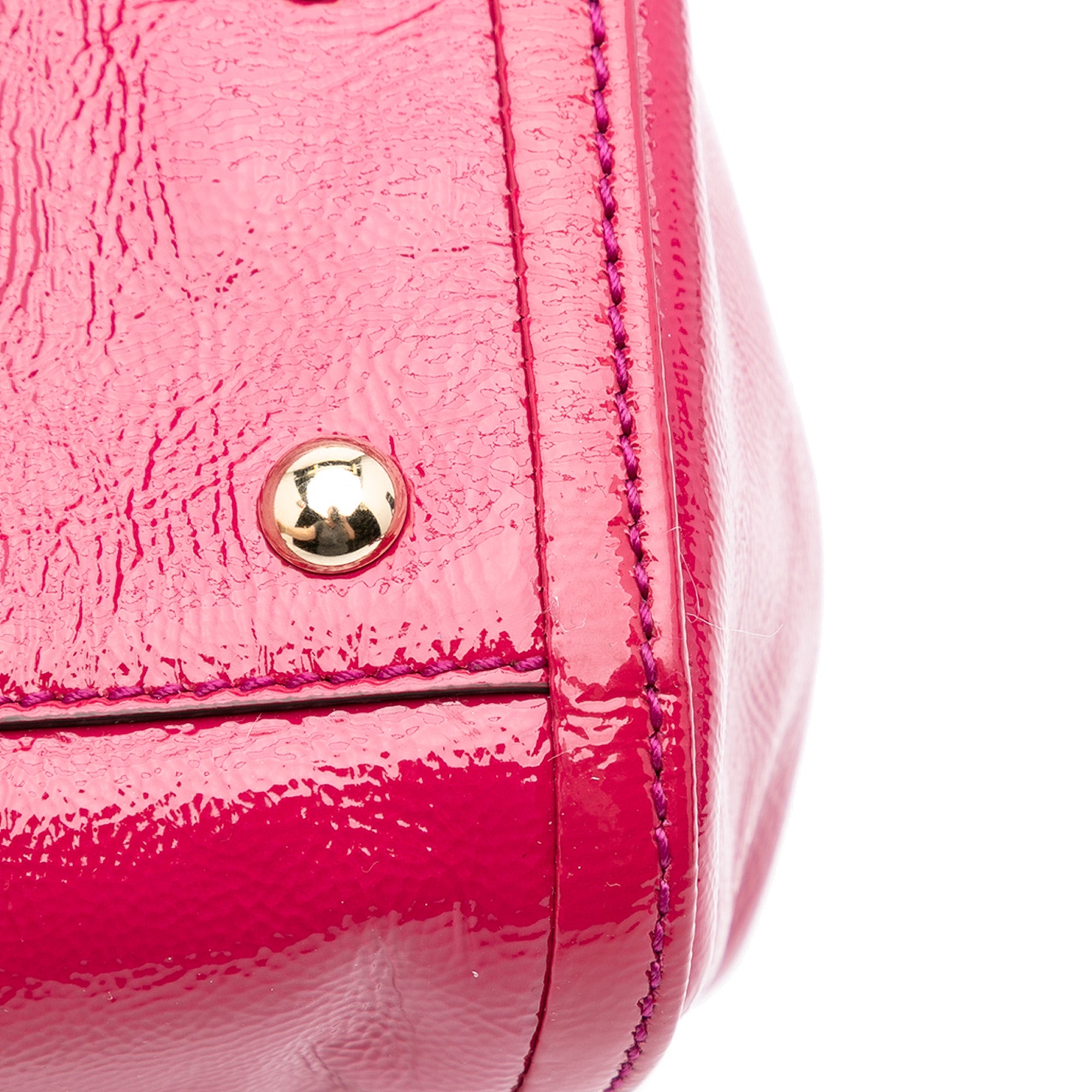 Small Patent Soho Satchel