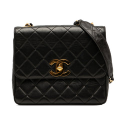 Quilted Lambskin XL Square Flap
