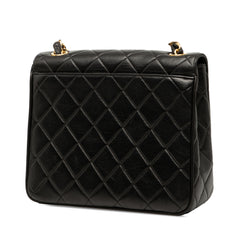 Quilted Lambskin XL Square Flap