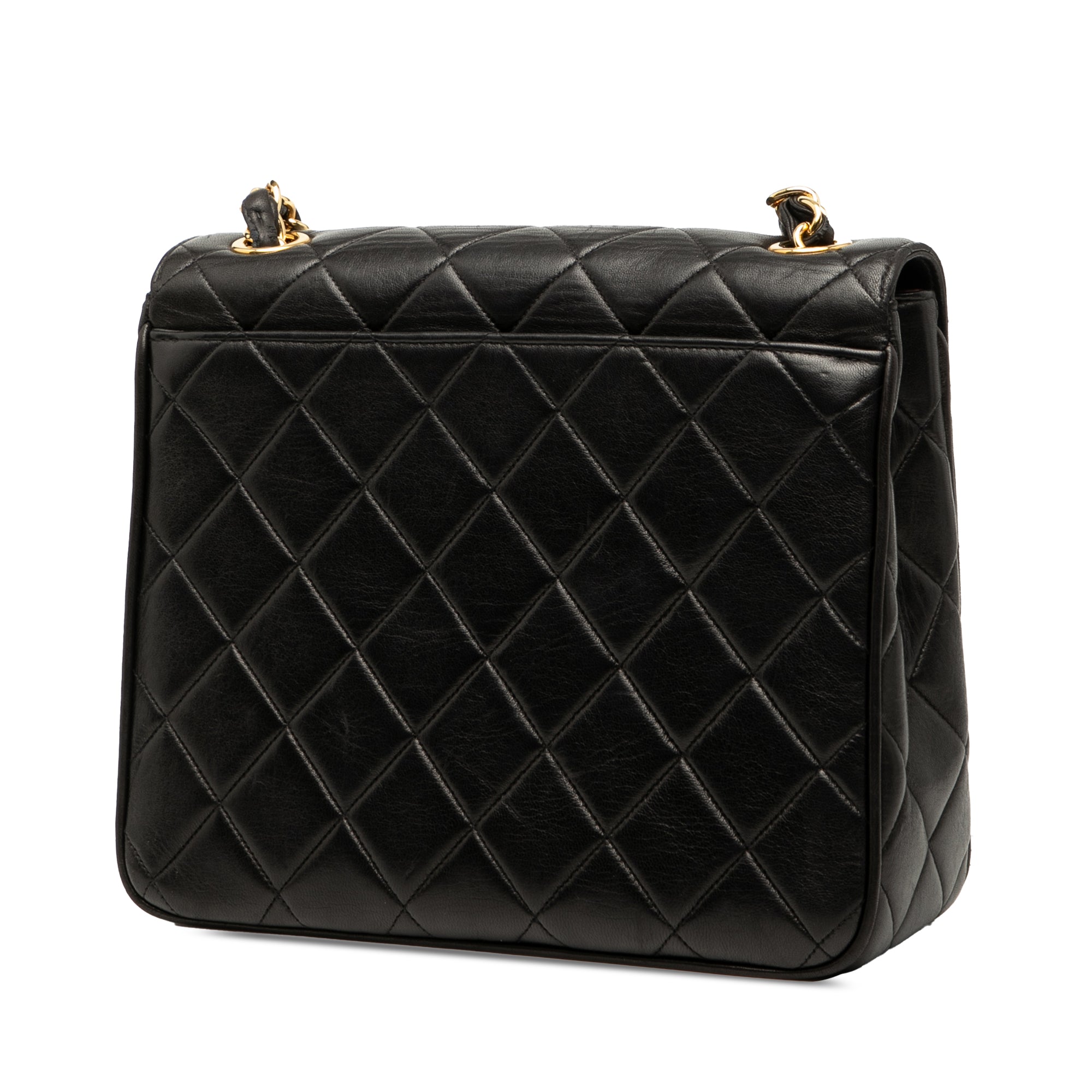 Quilted Lambskin XL Square Flap