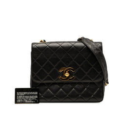 Quilted Lambskin XL Square Flap