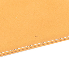 Leather Trimmed Canvas Handbag