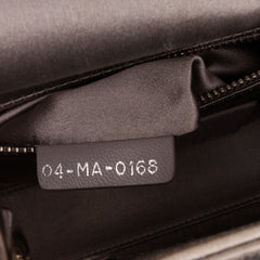 Mini Satin Cannage Crystal Lady Dior