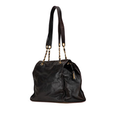 CC Lambskin Chain Tote