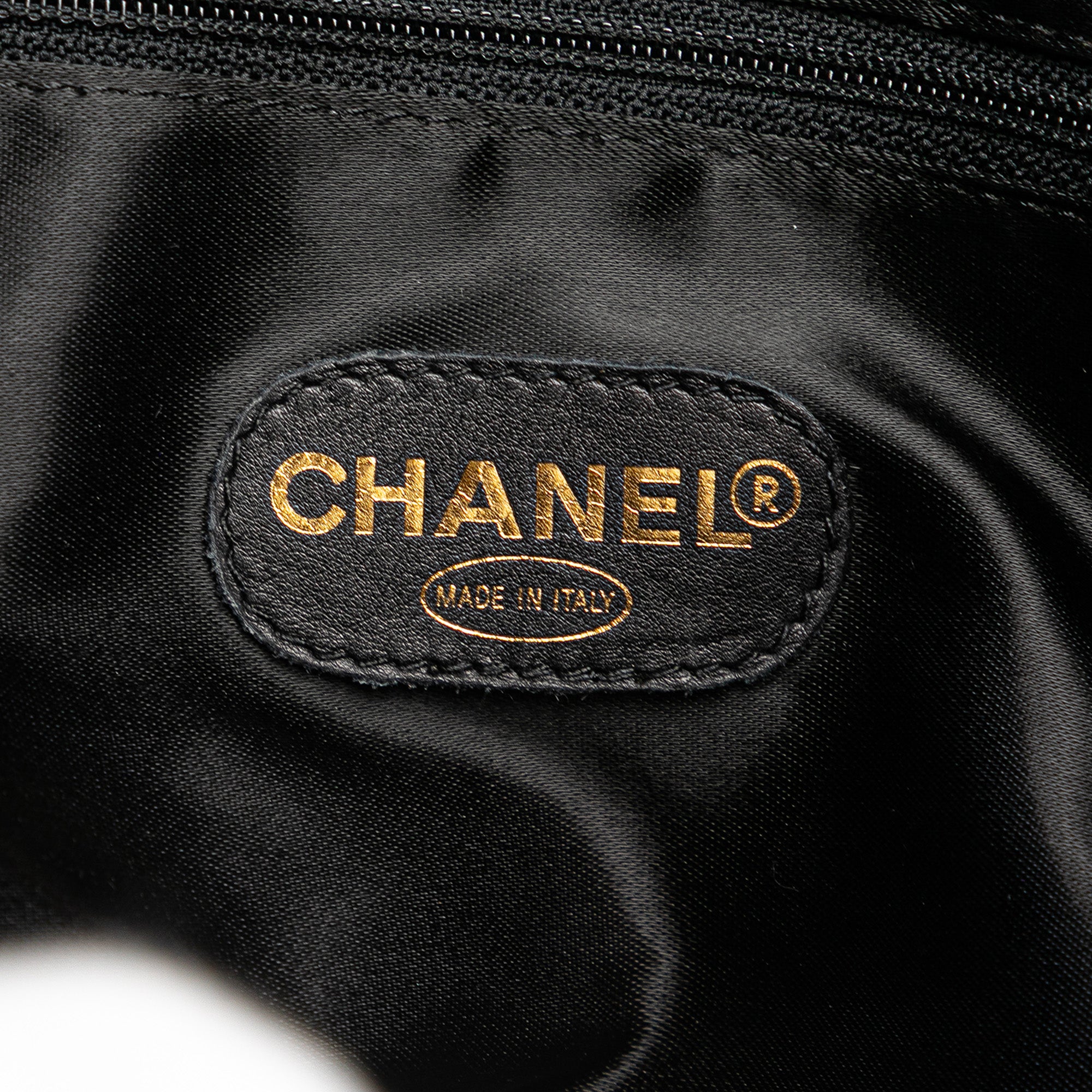 CC Lambskin Chain Tote