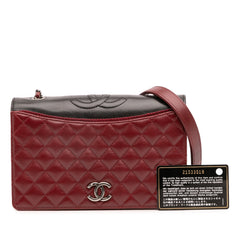 Small Quilted Lambskin Ballerine Flap Bag