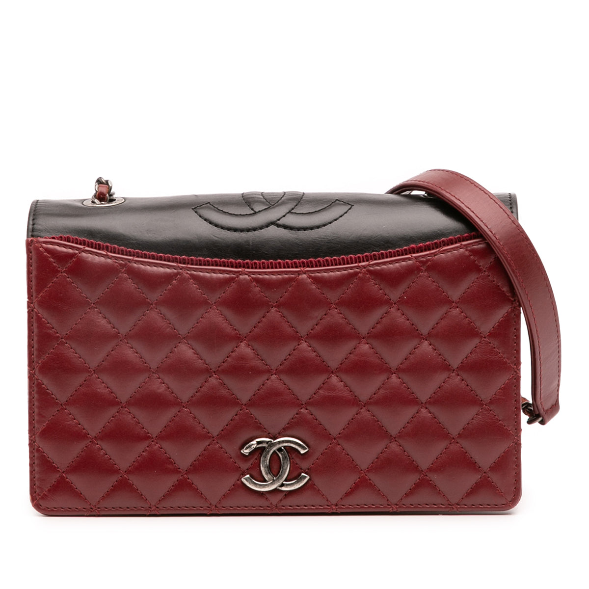 Small Quilted Lambskin Ballerine Flap Bag