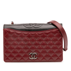 Small Quilted Lambskin Ballerine Flap Bag