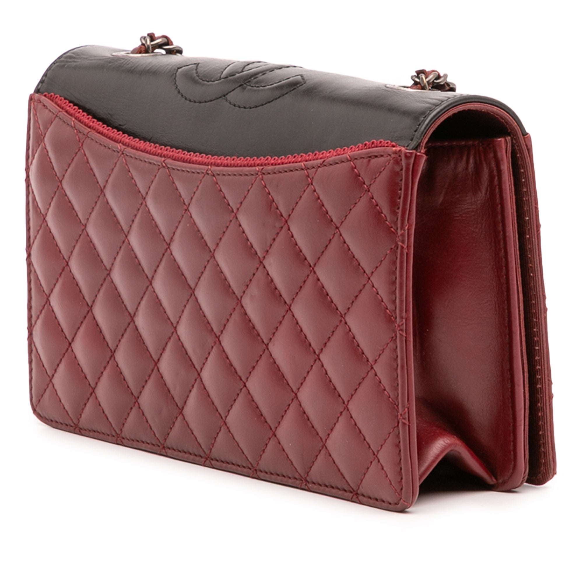 Small Quilted Lambskin Ballerine Flap Bag
