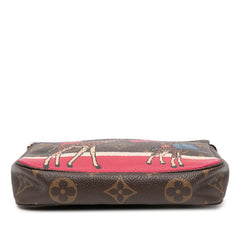 Monogram Giraffe Christmas Mini Pochette Accessoires