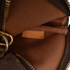 Monogram Giraffe Christmas Mini Pochette Accessoires