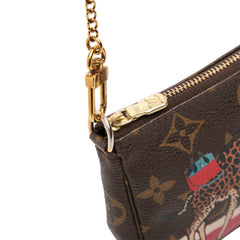 Monogram Giraffe Christmas Mini Pochette Accessoires