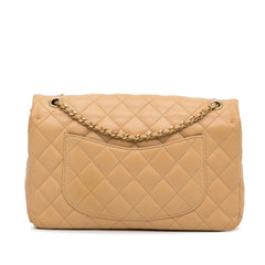 Medium Classic Lambskin Metal Edge Shoulder Bag