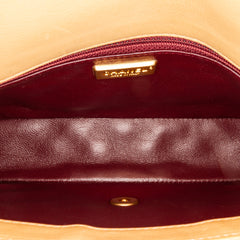 Medium Classic Lambskin Metal Edge Shoulder Bag