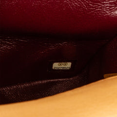 Medium Classic Lambskin Metal Edge Shoulder Bag