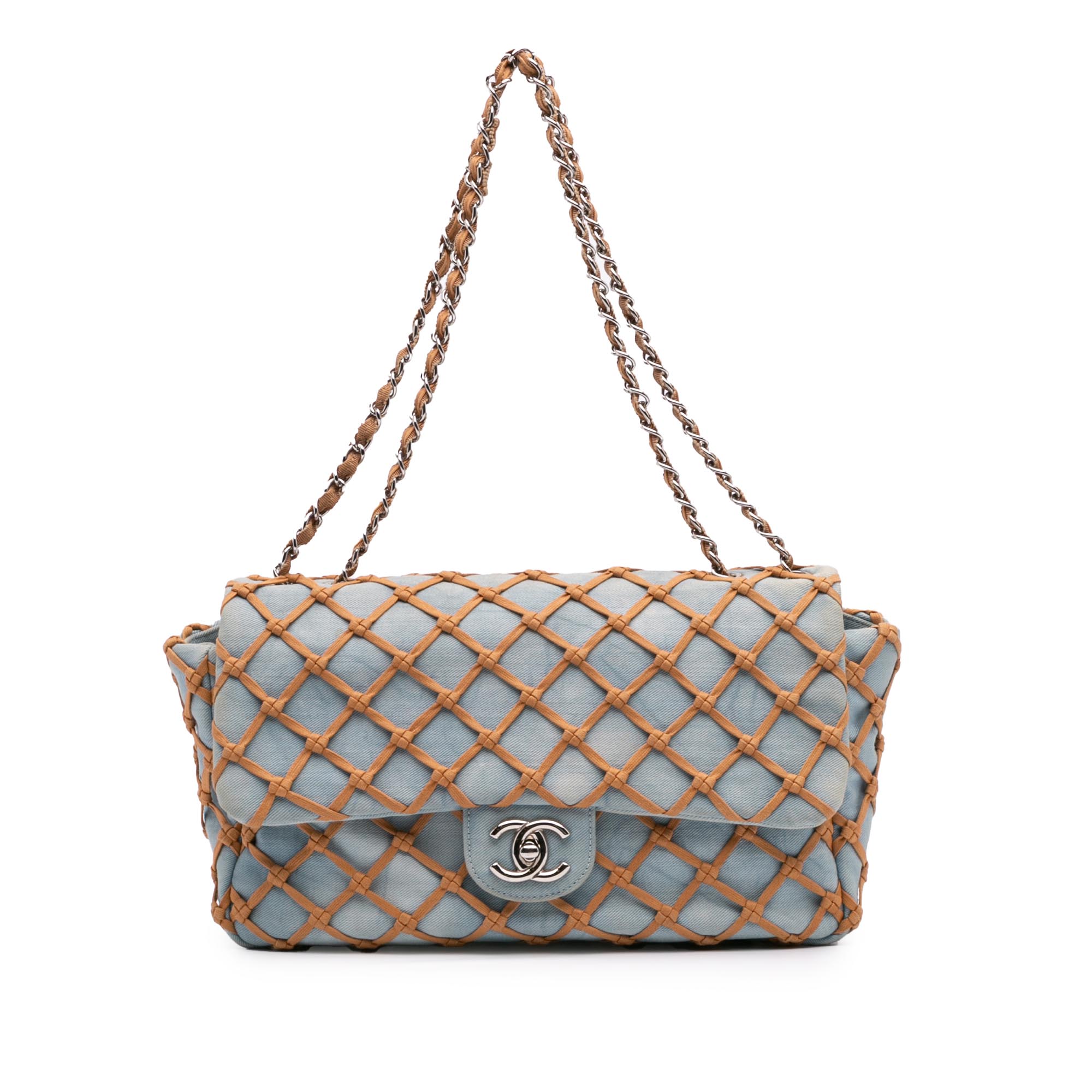 Jumbo Denim Canebiers Net Flap