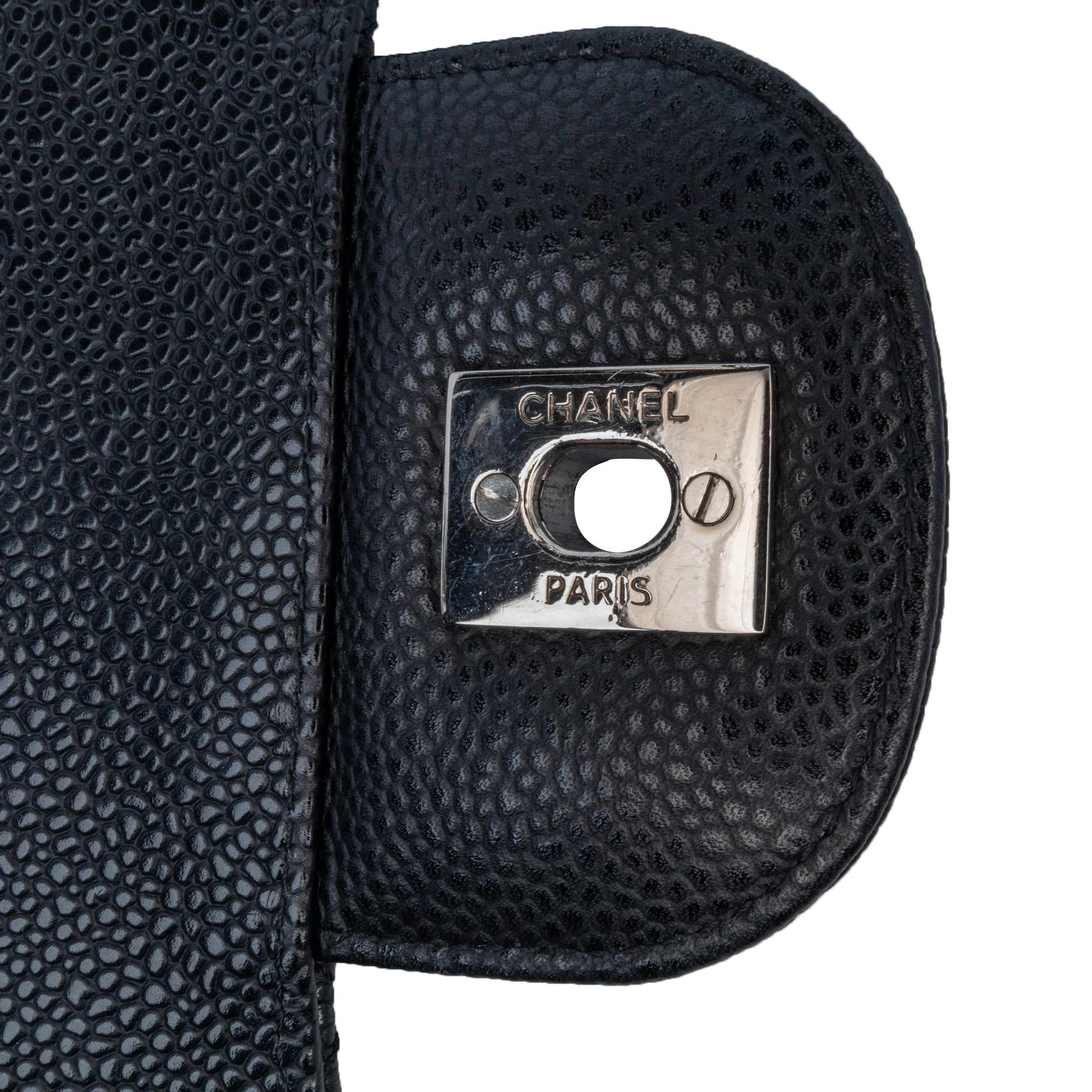 Jumbo Classic Caviar Double Flap