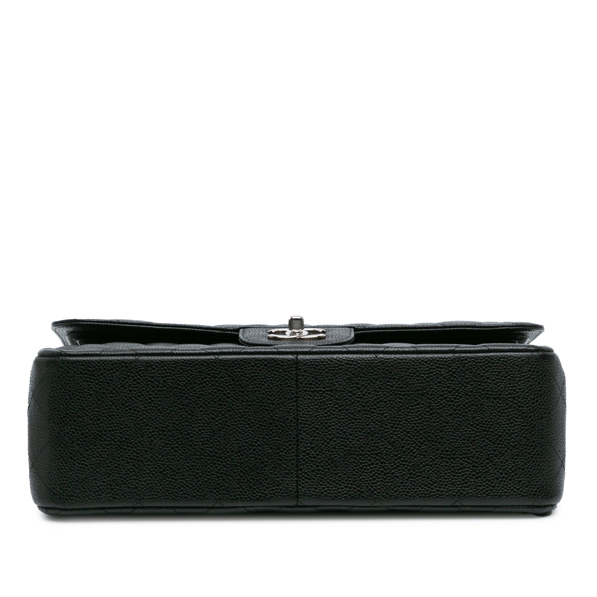 Jumbo Classic Caviar Double Flap