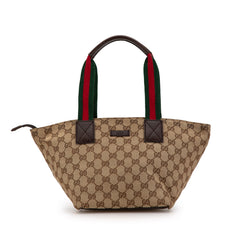 GG Canvas Web Handbag