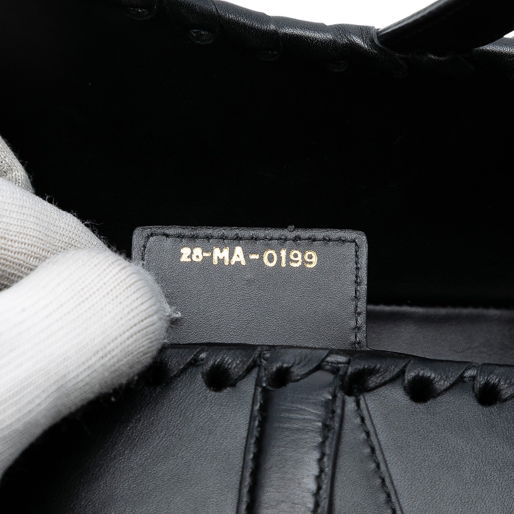 Smooth Calfskin Braided Saddle Bag