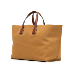 Large Canvas Embroidered Fisherman T Shopper Tote