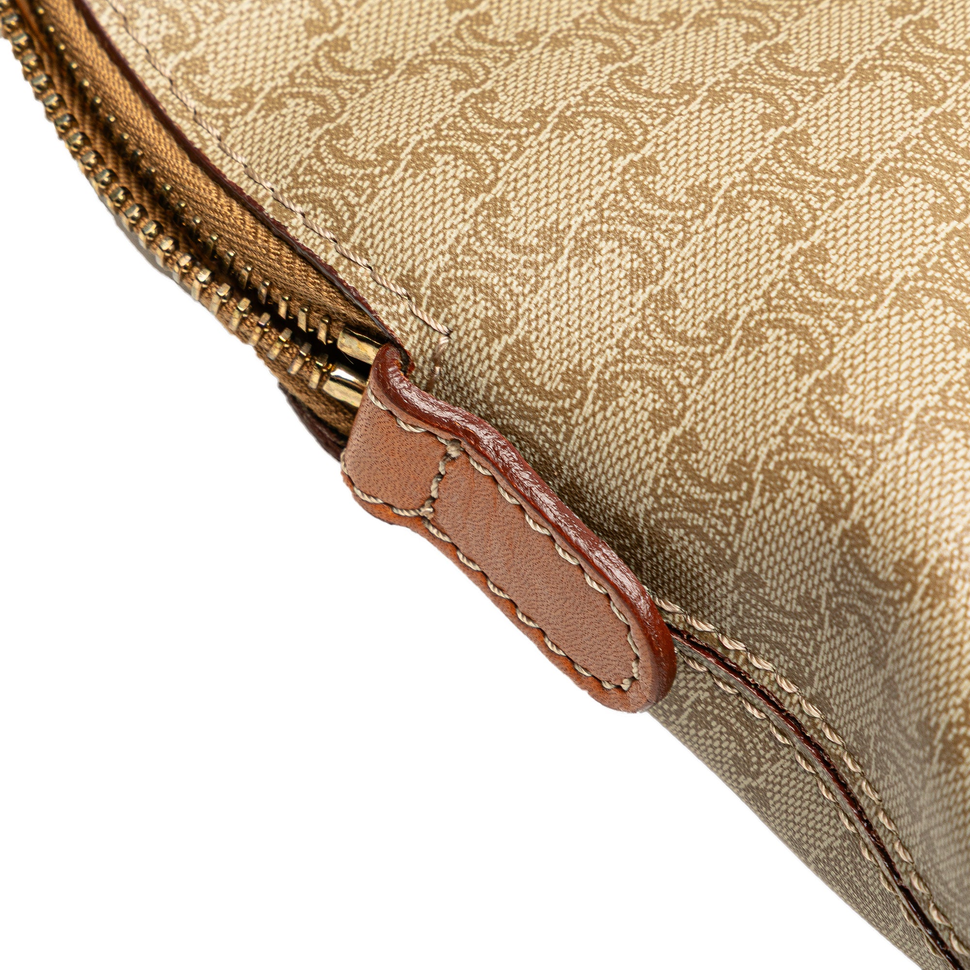 Macadam Coated Canvas Dome Handbag