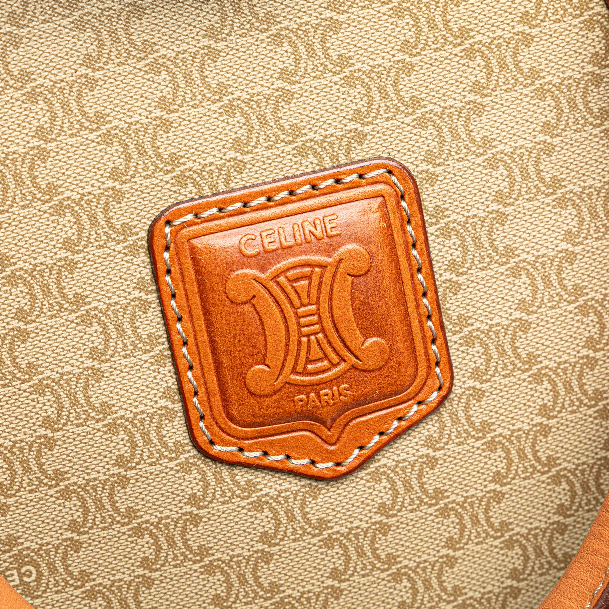 Macadam Coated Canvas Dome Handbag