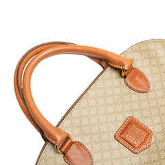 Macadam Coated Canvas Dome Handbag