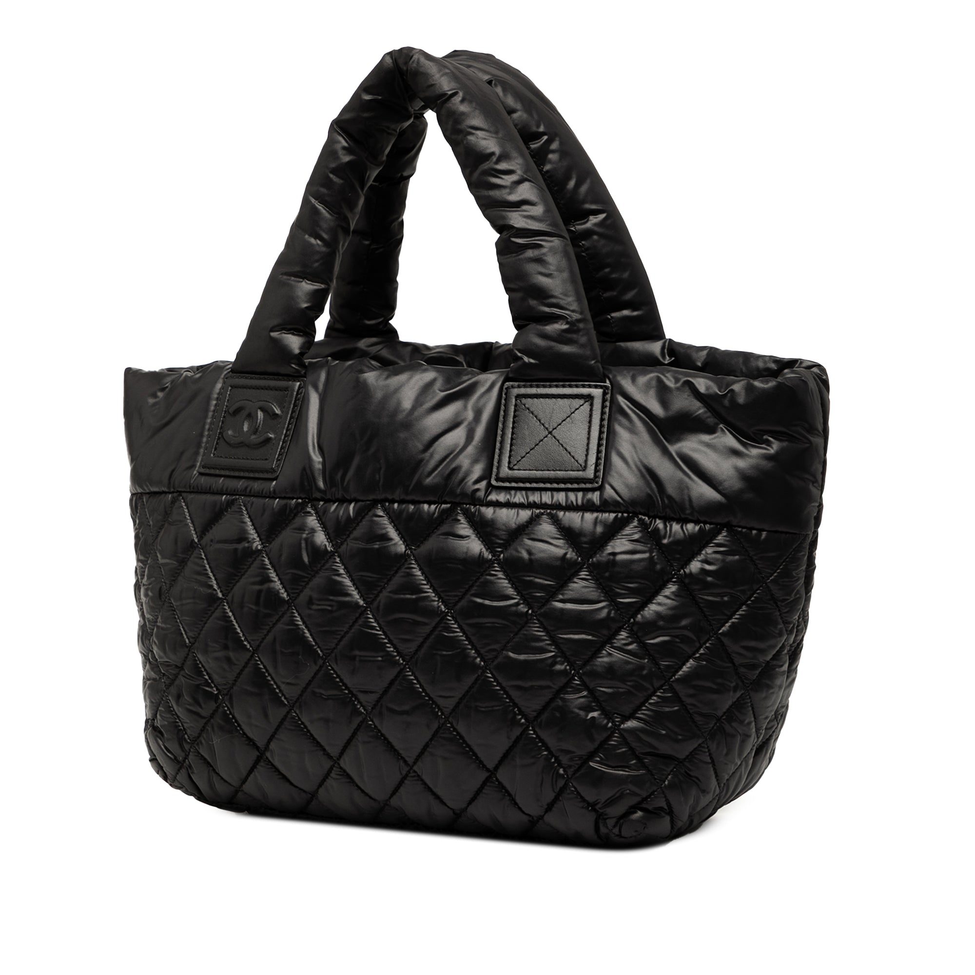 Small Quilted Nylon Coco Cocoon Tote
