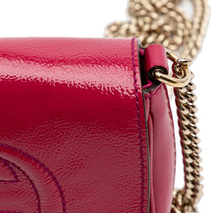 Small Patent Soho Chain Flap Crossbody