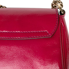 Small Patent Soho Chain Flap Crossbody