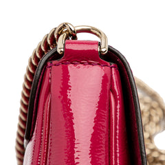 Small Patent Soho Chain Flap Crossbody