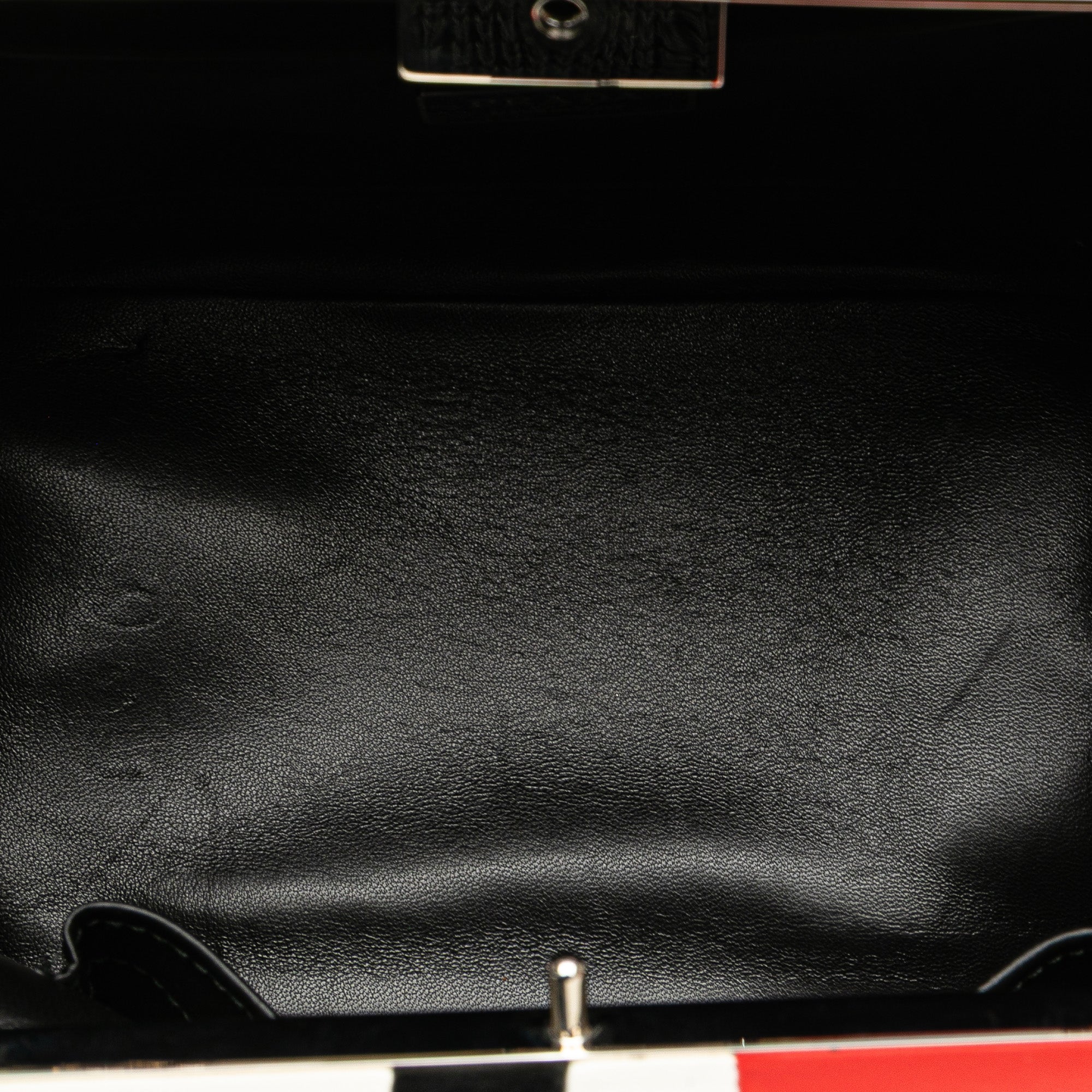 Leather Baiadera Frame Bag