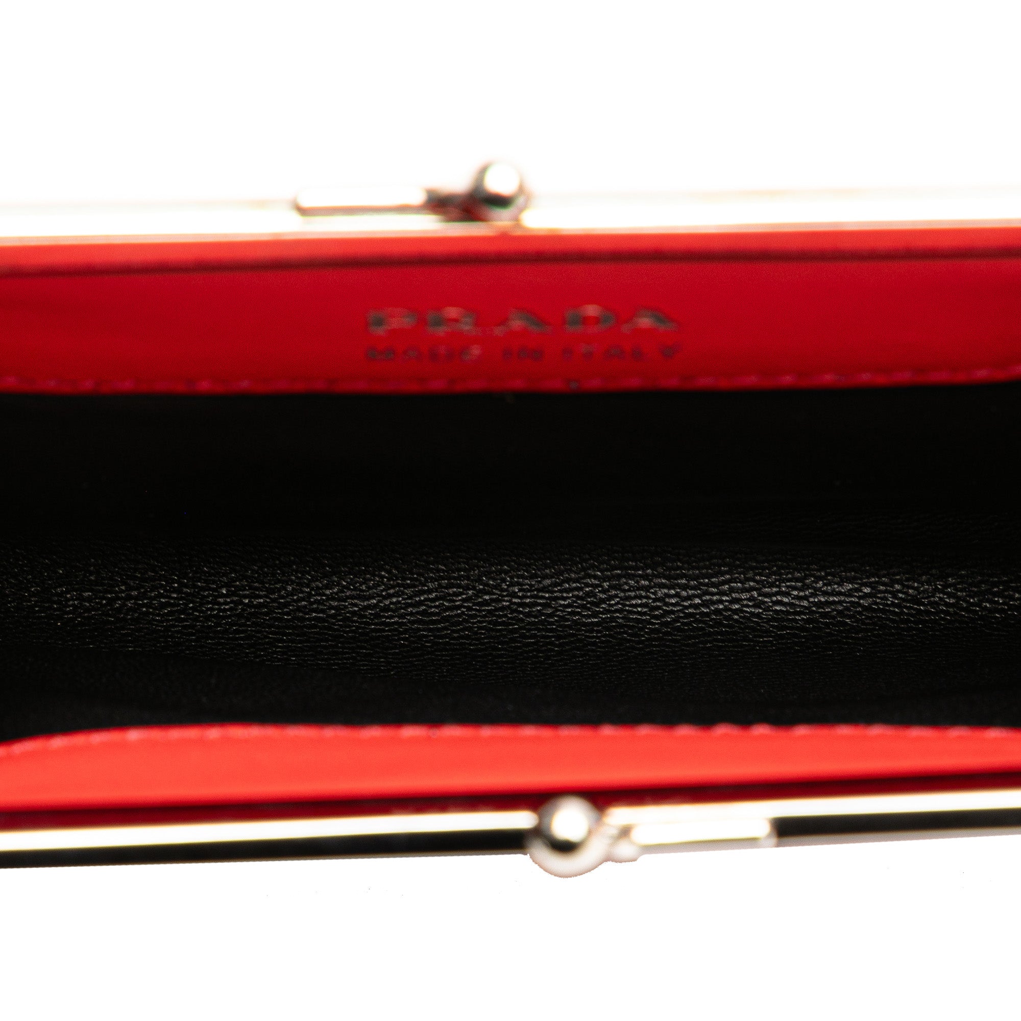 Leather Baiadera Frame Bag