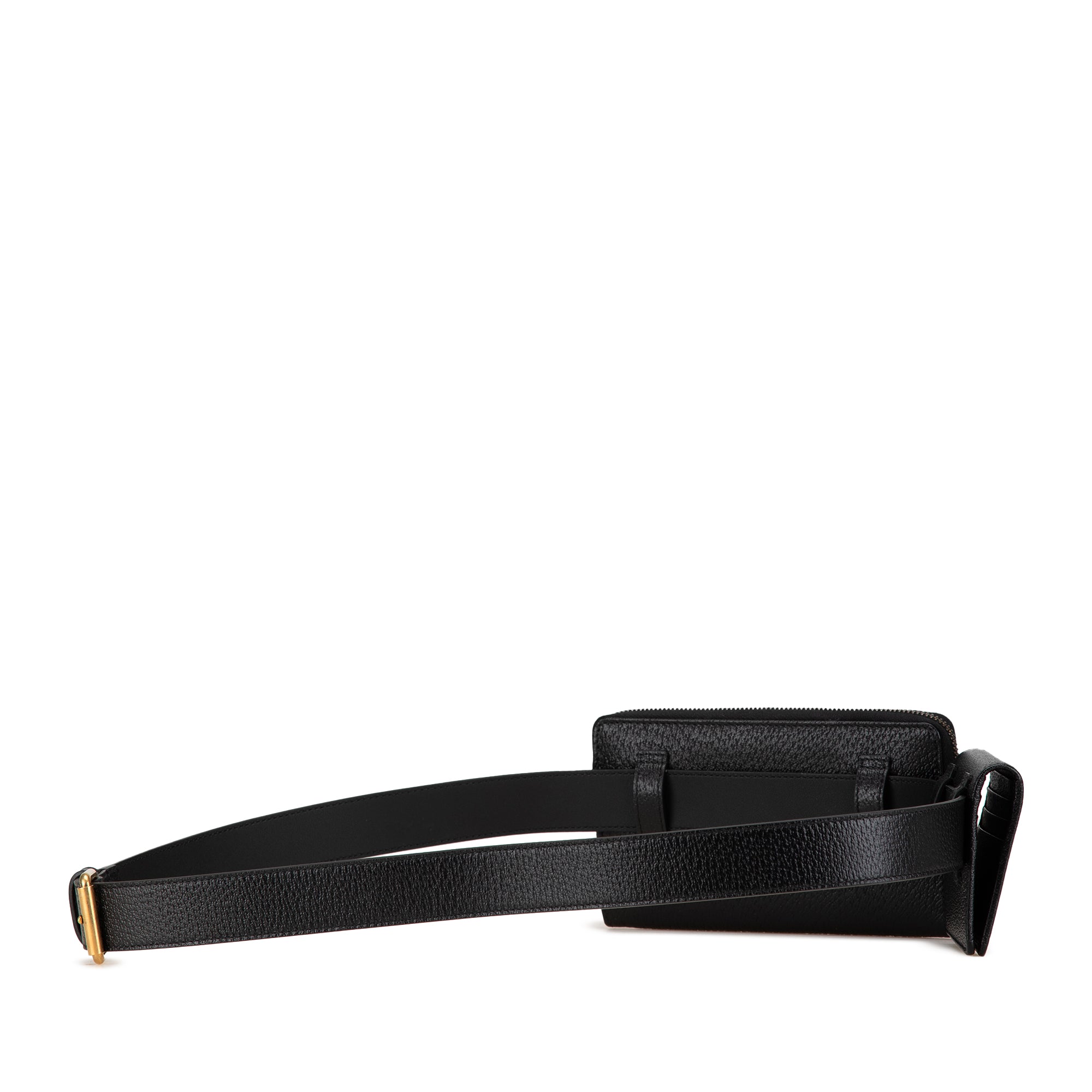 GG Marmont Leather Double Belt Bag