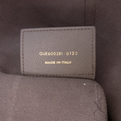 Large Leather East West Shopping Tote